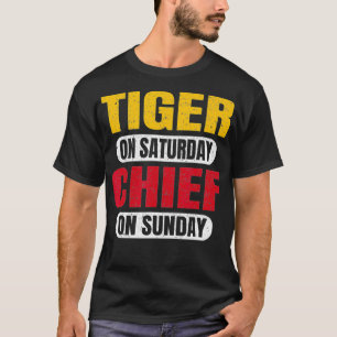 T-shirt Tigre Le Samedi Chef Sur Dimanche Vans Sports Vint