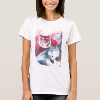 T-shirt Tigre/loup
