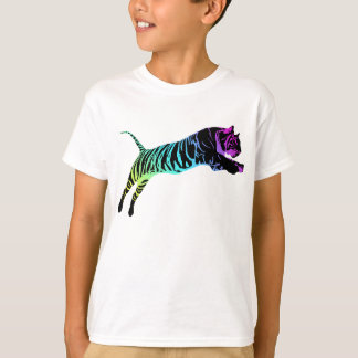 T-shirt Tigre multicolore
