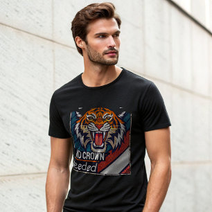 T-shirt Tigre Pas Besoin de Couronne Alpha Streetwear T-Sh