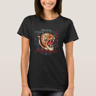 T-shirt Tigre prédateur animal chat asiatique