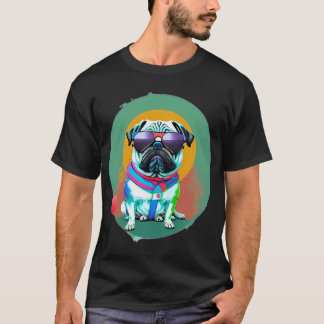 T-shirt Tigre Rétro Coloré 2