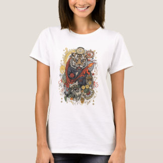 T-Shirt Tigre Rugissant | Art Animalier Force Sauv