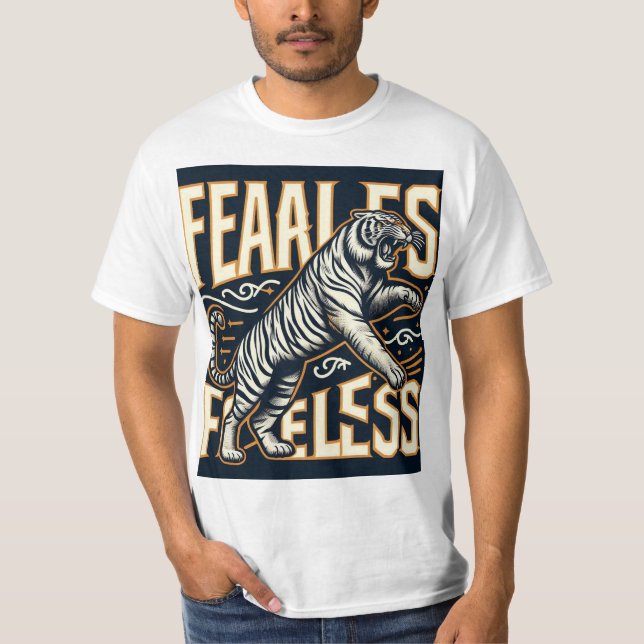 T-shirt Tigre sans peur (Devant)