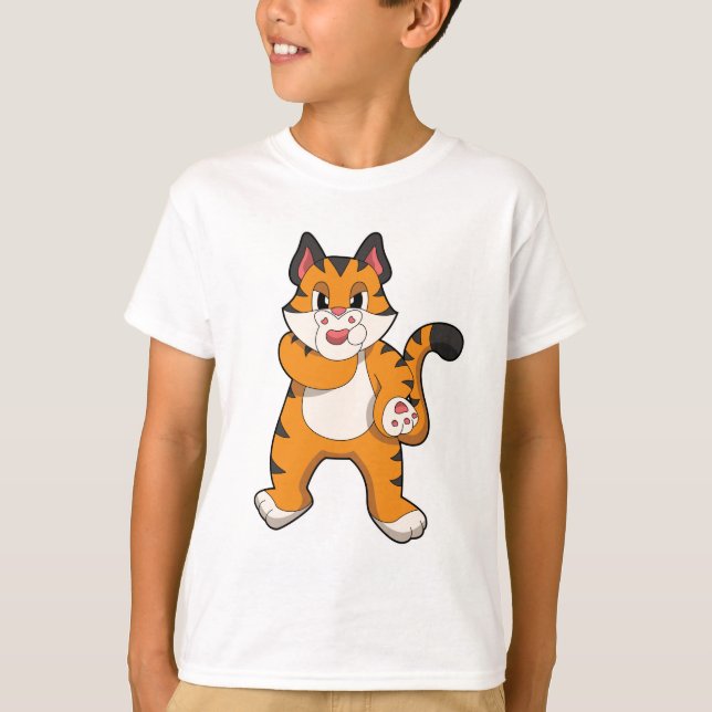 T-shirt Tigre silencieux (Devant)
