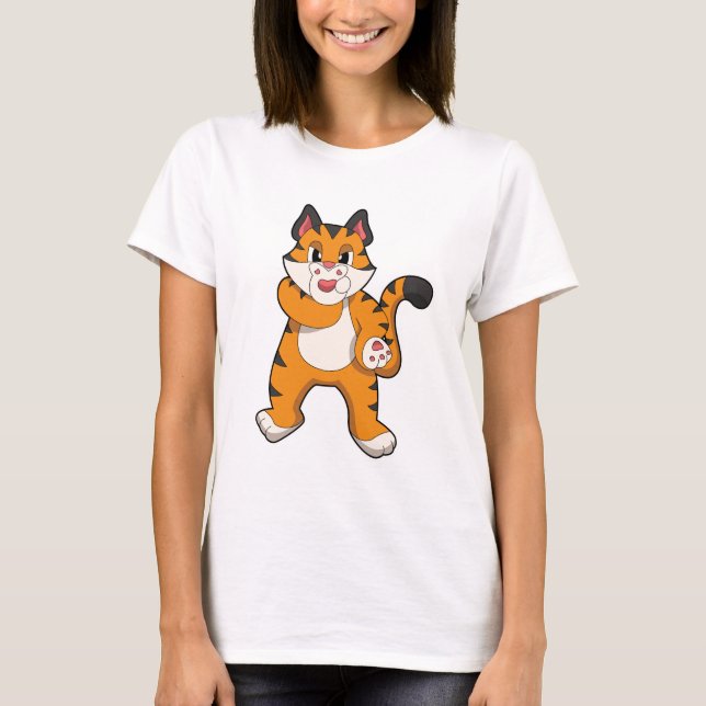 T-shirt Tigre silencieux (Devant)