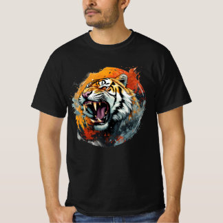 T-shirt Tigre torride - couleurs intenses