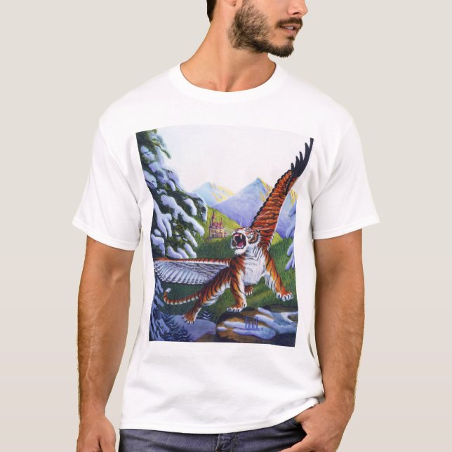 T-shirt Tigre volant (Devant)