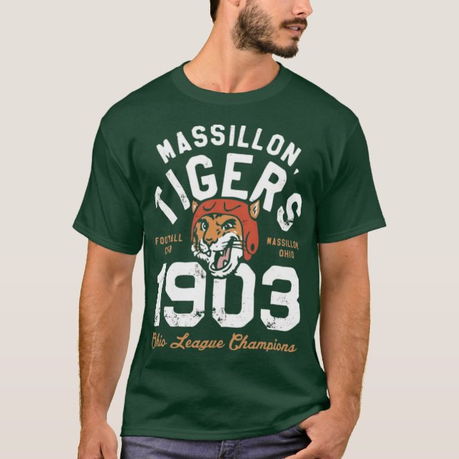 T-shirt Tigres de Massillon - Ohio (Devant)