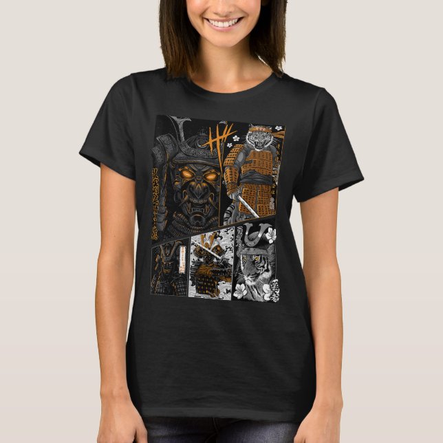 T-shirt Tigres samouraïs (Devant)