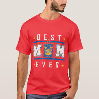 T-shirt Tigres UANL Meilleure Maman Joyeuse Fête Des Mères