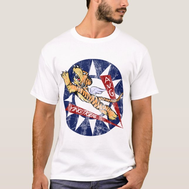 T-shirt tigres volants (Devant)