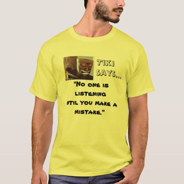 T-shirt Tiki dit (Devant)