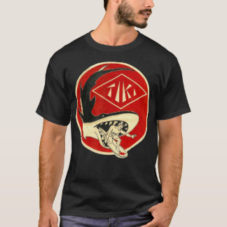 T-shirt TIKI Surf Attention à ces requins mecs