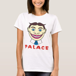 T-shirt Tillie au-dessus des lettres de palais