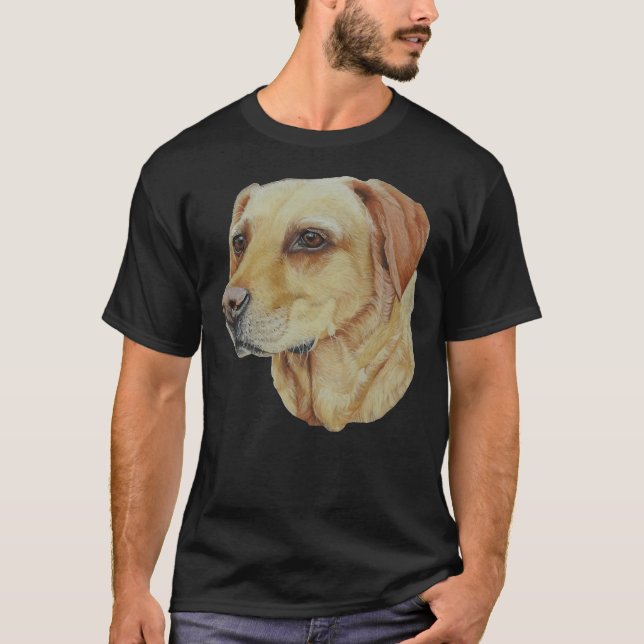 T-shirt Tilly Le Labrador Jaune (Devant)