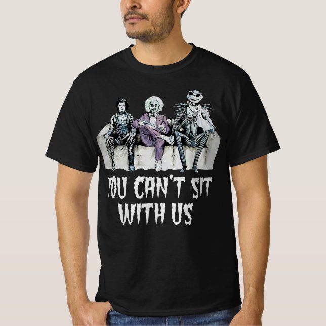 T-shirt Tim Burton Heroes T-Shirt, Edward Scissorhand Bee (Devant)