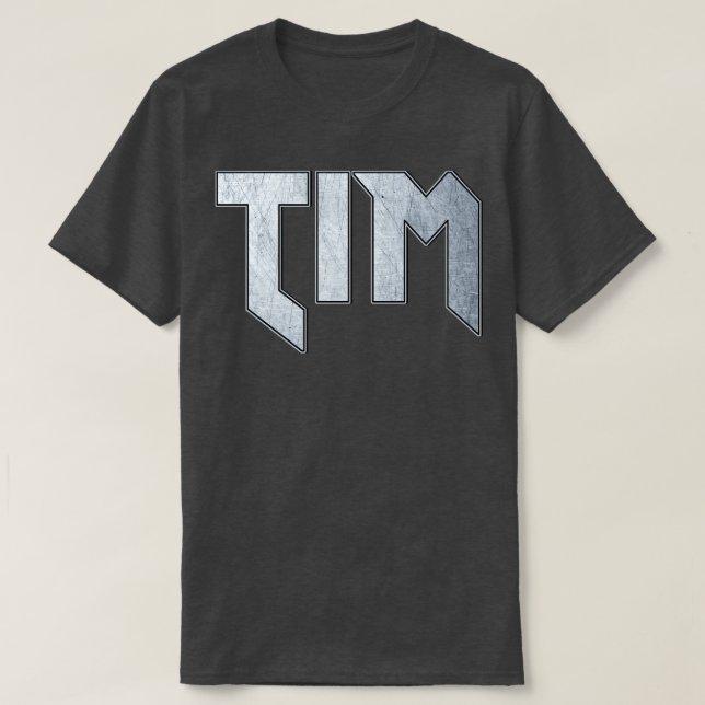 T-shirt Tim en métal lourd (Design devant)