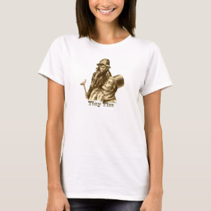 T-shirt Tim minuscule et Bob Cratchit dans un carol de No