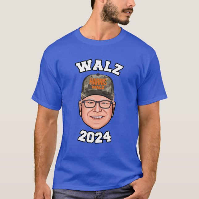 T-shirt Tim Walz 2024 (Devant)