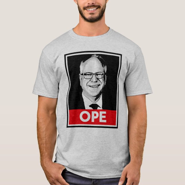 T-shirt Tim Walz OPE (Devant)