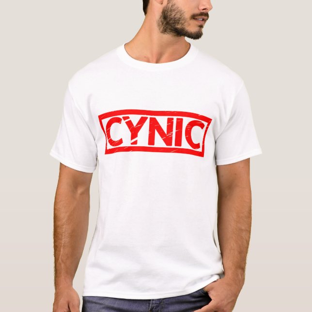 T-shirt Timbre cynique (Devant)
