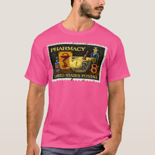 T-shirt Timbre de pharmacie avec bol d'Hygeia Honering Pha