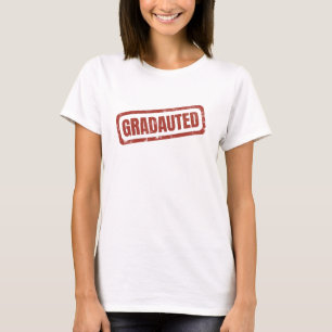 T-shirt Timbre Diplômé Diplômé