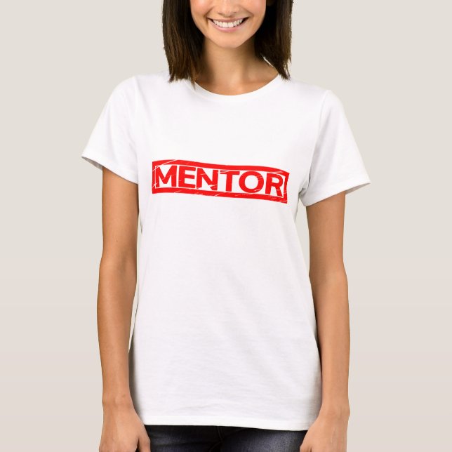 T-shirt Timbre du mentor (Devant)