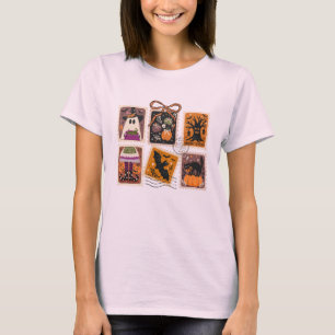 T-shirt Timbre Éffrayant Halloween vintage