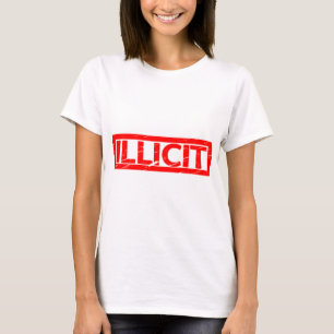 T-shirt Timbre illicite
