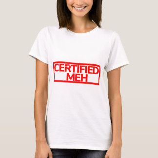 T-shirt Timbre Meh Certifié