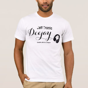 T-shirt timbre musical personnalisé pour le DJ