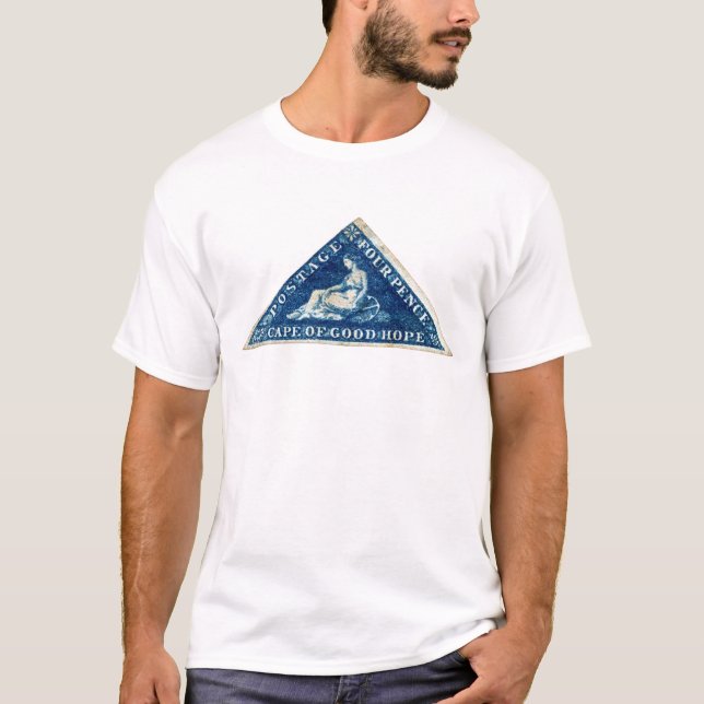 T-shirt Timbre-poste 1854 du Cap de Bonne-Espérance (Devant)