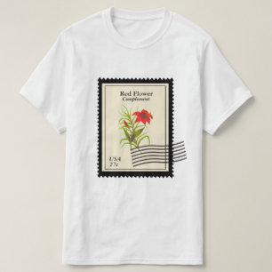 T-shirt Timbre-poste des chemises