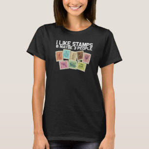 T-shirt Timbre Pour Collecteur De Timbres Hommes Femmes Ph