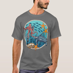T-shirt Timbre Sea Life