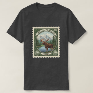 T-shirt Timbre Vintage du Canada