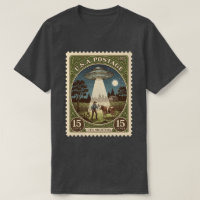 Timbre Vintage UFO