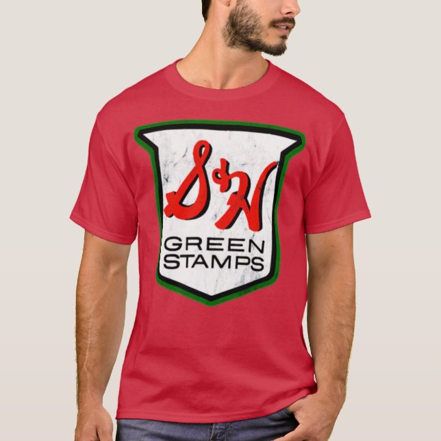 T-shirt Timbres verts S&H (Devant)