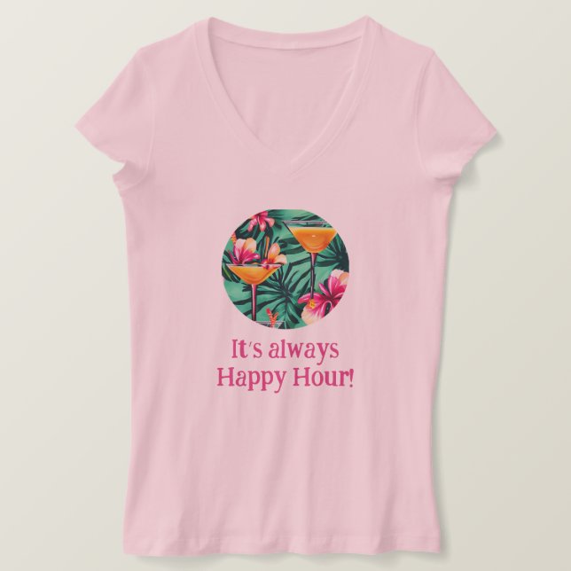 T-shirt Time Cocktail (Design devant)