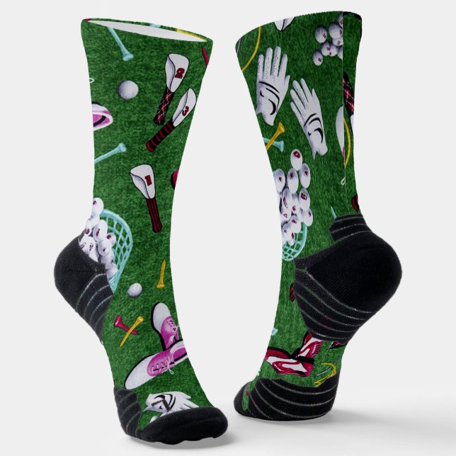T-Shirt Time Girly Golf Socken (Gewinkelt)
