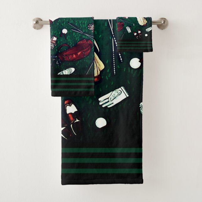 T-Shirt Time Golf Badhandtuch Set (Insitu)