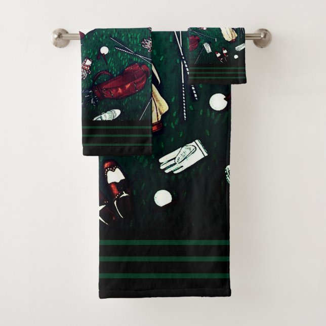 T-Shirt Time Golf Badhandtuch Set (Insitu)