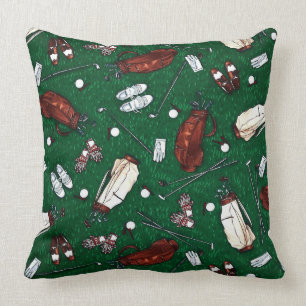 T-Shirt Time Golf Kissen