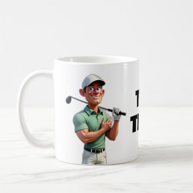 T-SHIRT TIME Golf Sporting Goods New Office Kaffeetasse (Links)