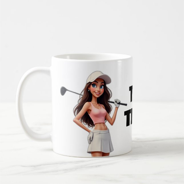 T-SHIRT TIME Golf Sporting Goods New Office Kaffeetasse (Links)