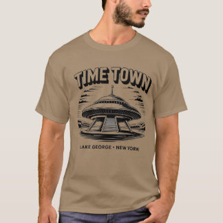 T-shirt Time Town Lake George, NY Retro 80s