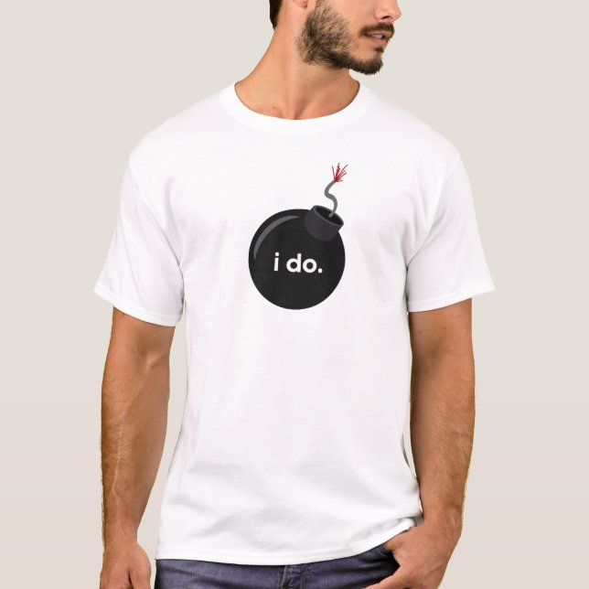 T-shirt Timebombe - Chemise de Bachelor (Devant)