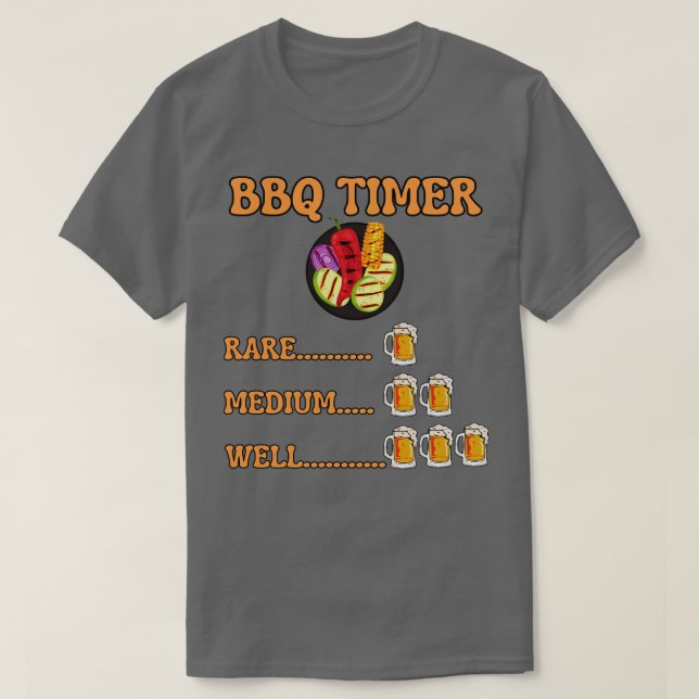 T-shirt timer barbecue (Design devant)